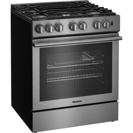 Blomberg 30-inch slide-in Gas Range with Convection Technology BGR30522SS