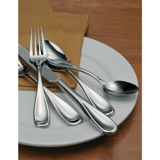 Oneida Voss II 180 Stainless Steel Oval Bowl SoupDessert Spoons (Set of 12) B517SDEF