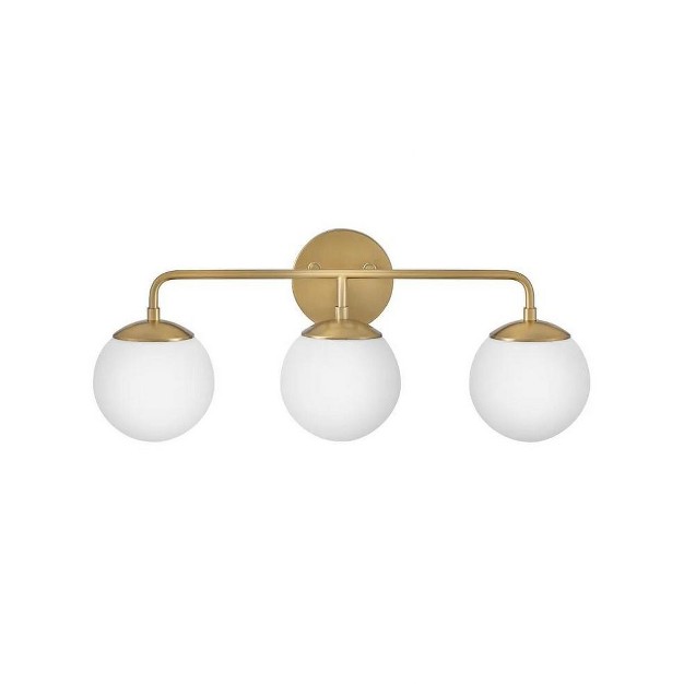 Lark Juniper 3 Light Vanity Lacquered Brass