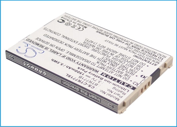 Casio C771 GzOne Commando C771 1500mAh Replacement Battery BatteryClerkcom Mobile Phone