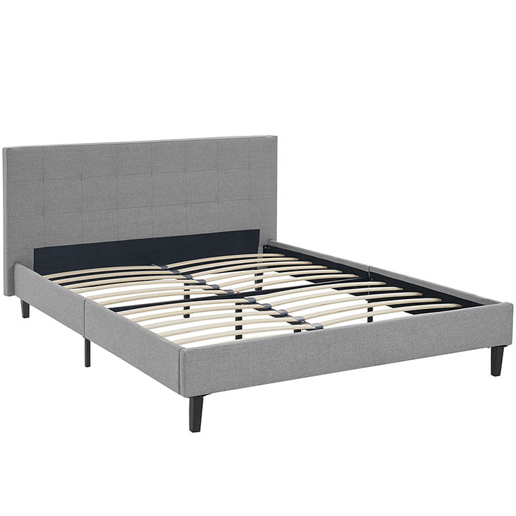 Modway Linnea Platform Bed, Multiple Sizes and Colors