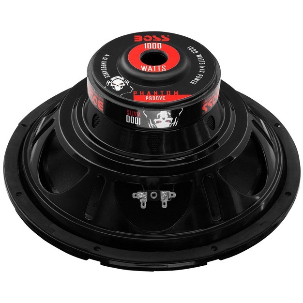 Boss Audio 8 inch Dual Voice Coil 4 ohm 1000 watt Car Subwoofer Black P80dvc