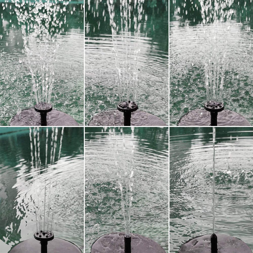 Willstar Solar Fountain Pump Solar Floating Water Fountain Solar Fountain Garden Lawn for Garden Pond Pool， Bird Bath， Back Yard