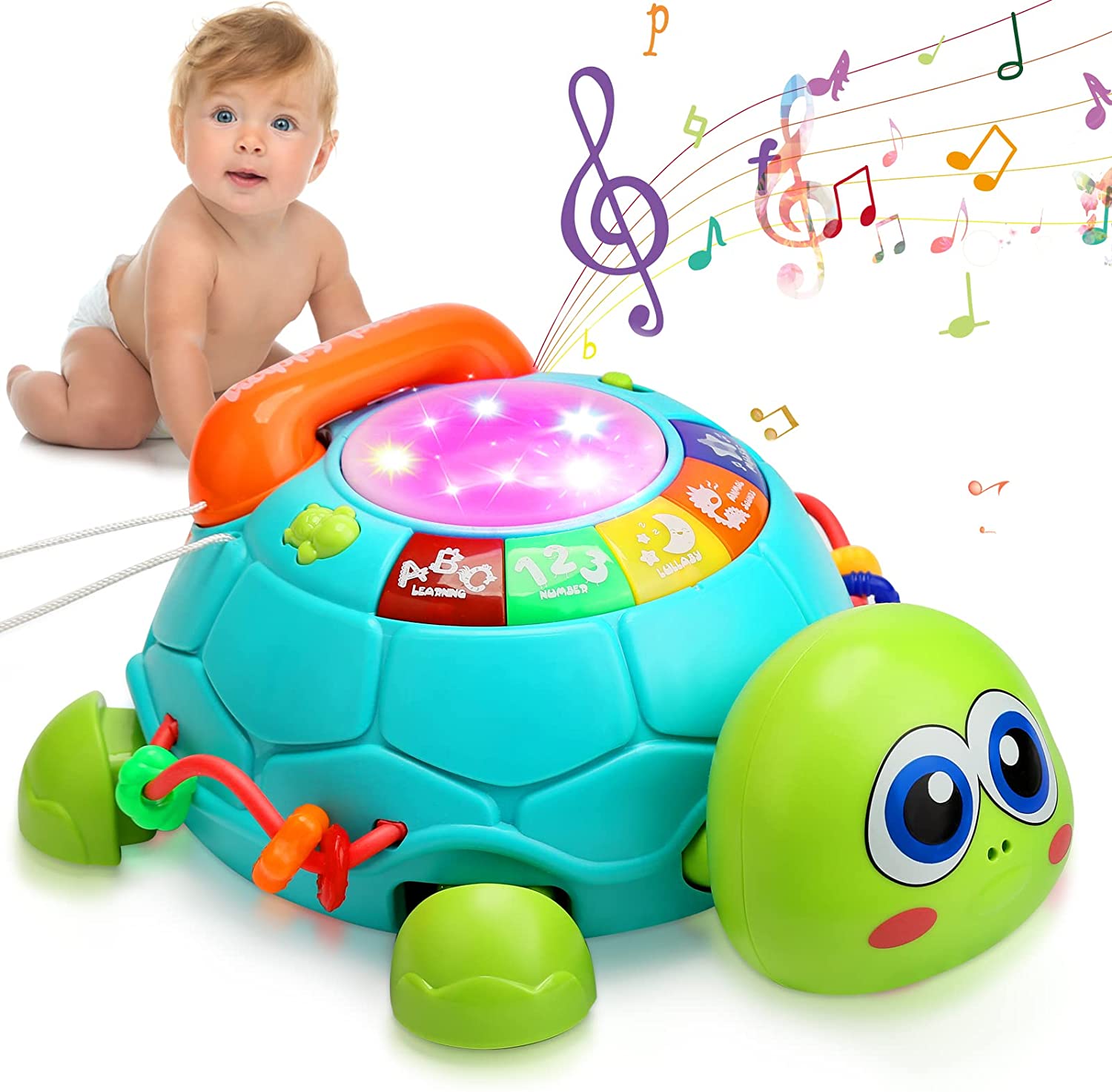 Musical Turtle Crawling Baby Toys