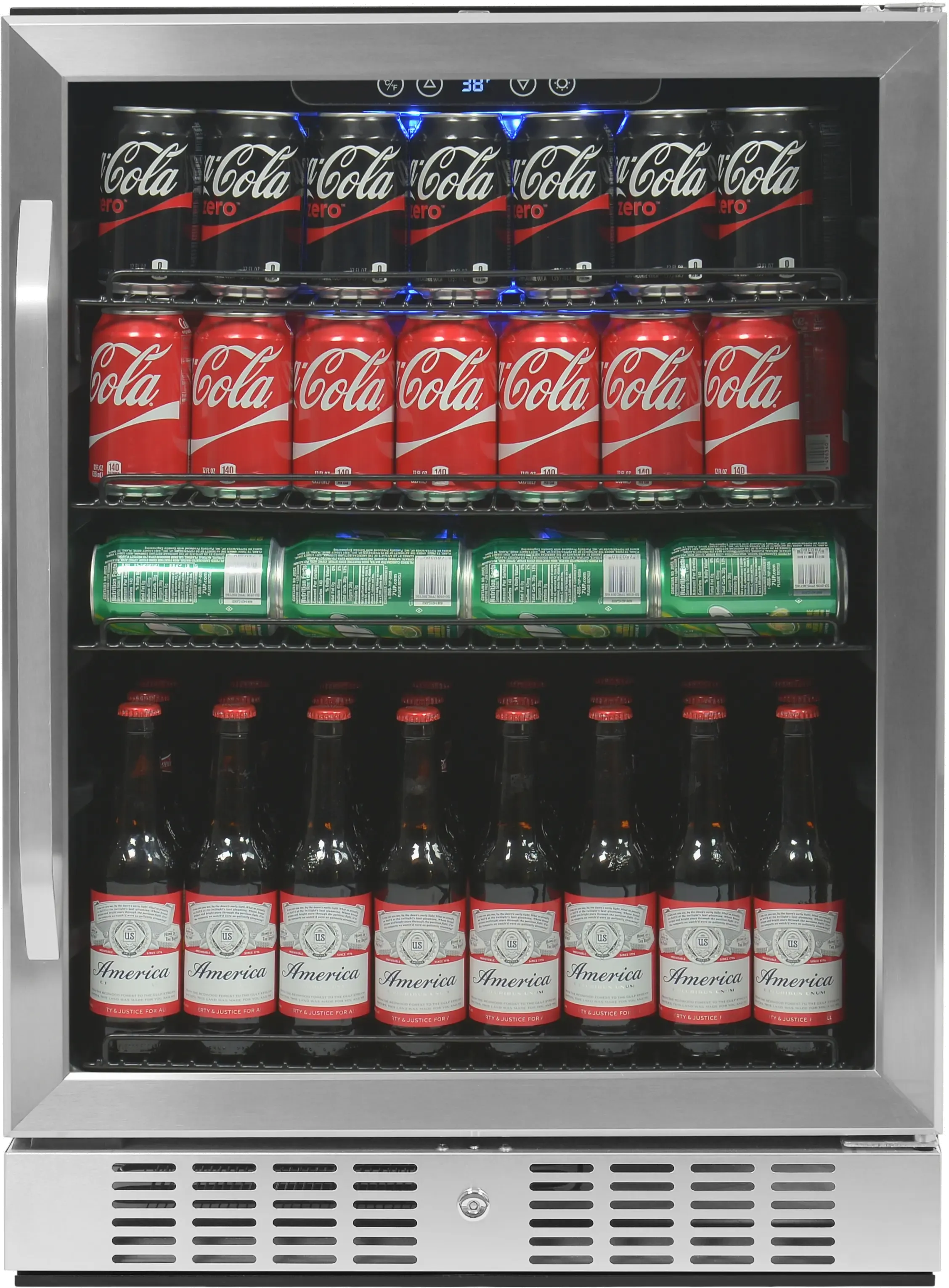 Stainless Steel 177 Can Beverage Cooler