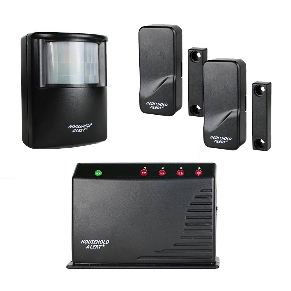 SkyLink Wireless Deluxe Indoor Outdoor Motion Window Door Long Range Household Alert and Alarm System HA-400