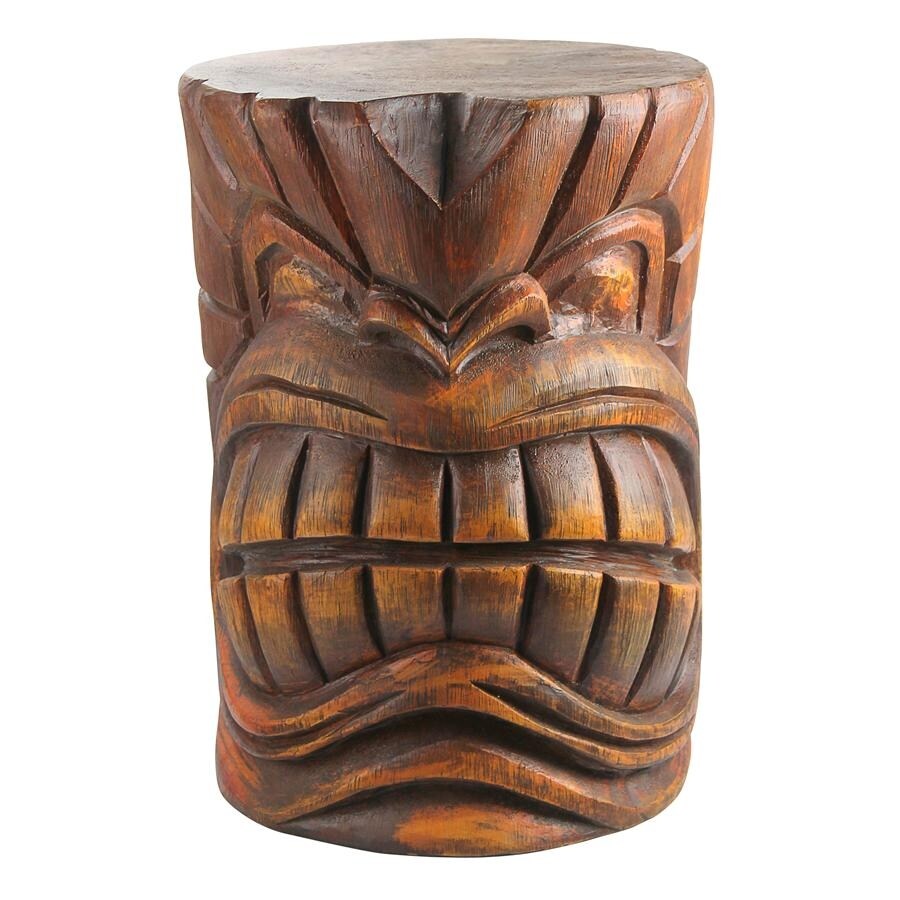 Design Toscano The Kanaloa (Teeth) Grand Tiki Sculptural Table