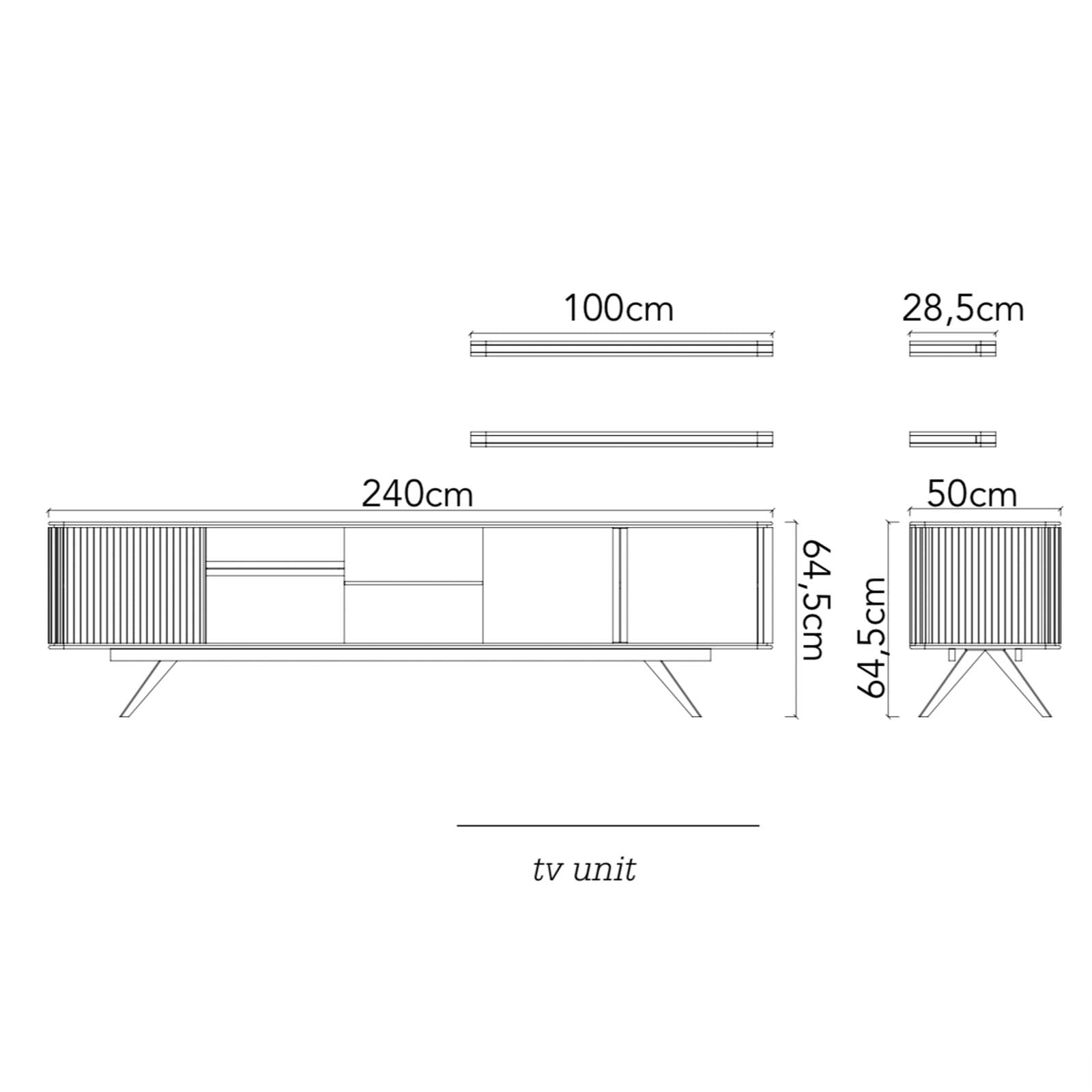 Malena Tv Unit Mal005