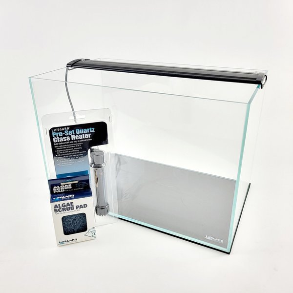 Lifegard Aquatics Low Iron Chrystal Fish Aquarium Kit