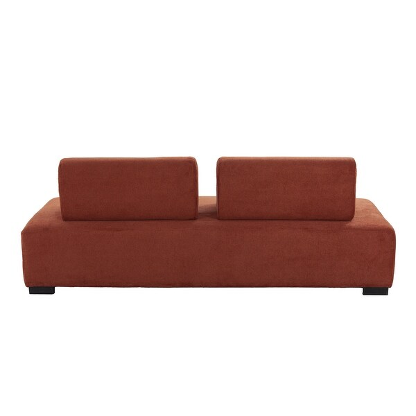 3-Seater Minimalist Modular Sofa Couch with Non-slip Back Cushions