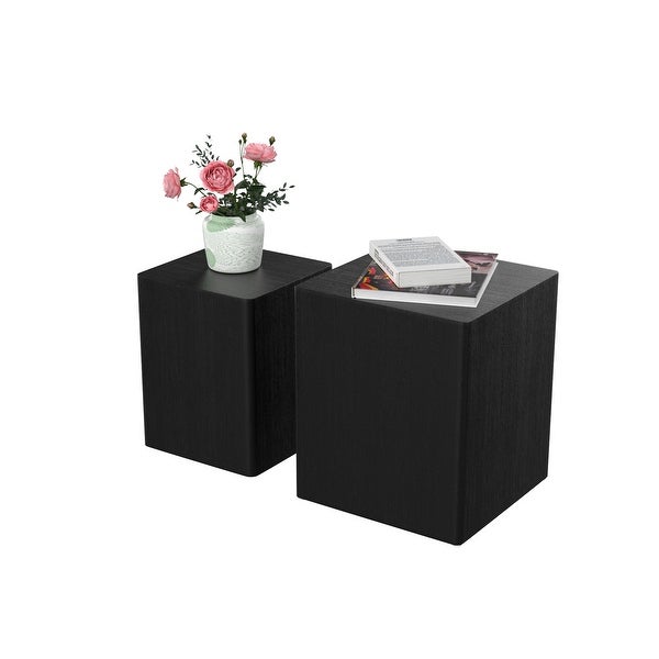 Upgrade MDF Nesting Side Table for Living Room (Set of 2)