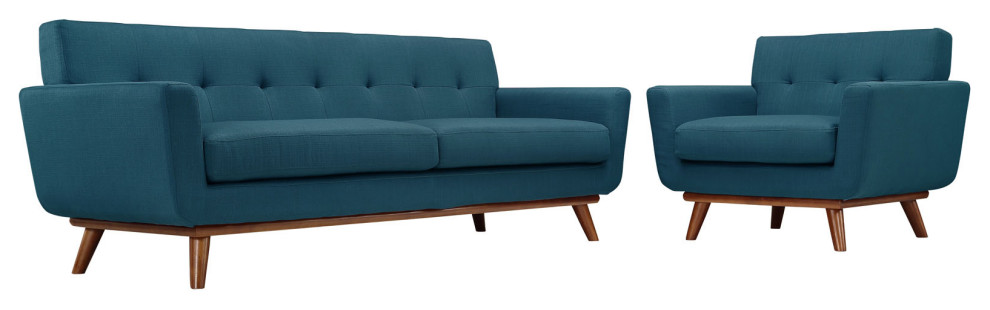 Azure Engage Armchair and Sofa Set of 2   Contemporary   Living Room Furniture Sets   by BisonOffice  Houzz