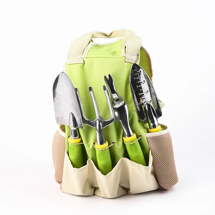 Zhejiang 5pcs hand garden tool kit stool and shovel fork tool