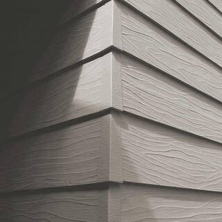 Gibraltar Building Products 7.5 in. Tall x 1.75 in. Woodgrain Aluminum Primed XL Siding Corner Moulding 2108XL-W-10