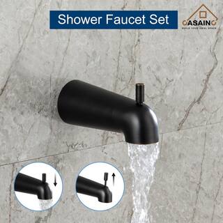 CASAINC Single-Handle Tub and Shower Faucet in Oil-Rubbed Bronze (Valve Included) HM-B202-SQ-ORB