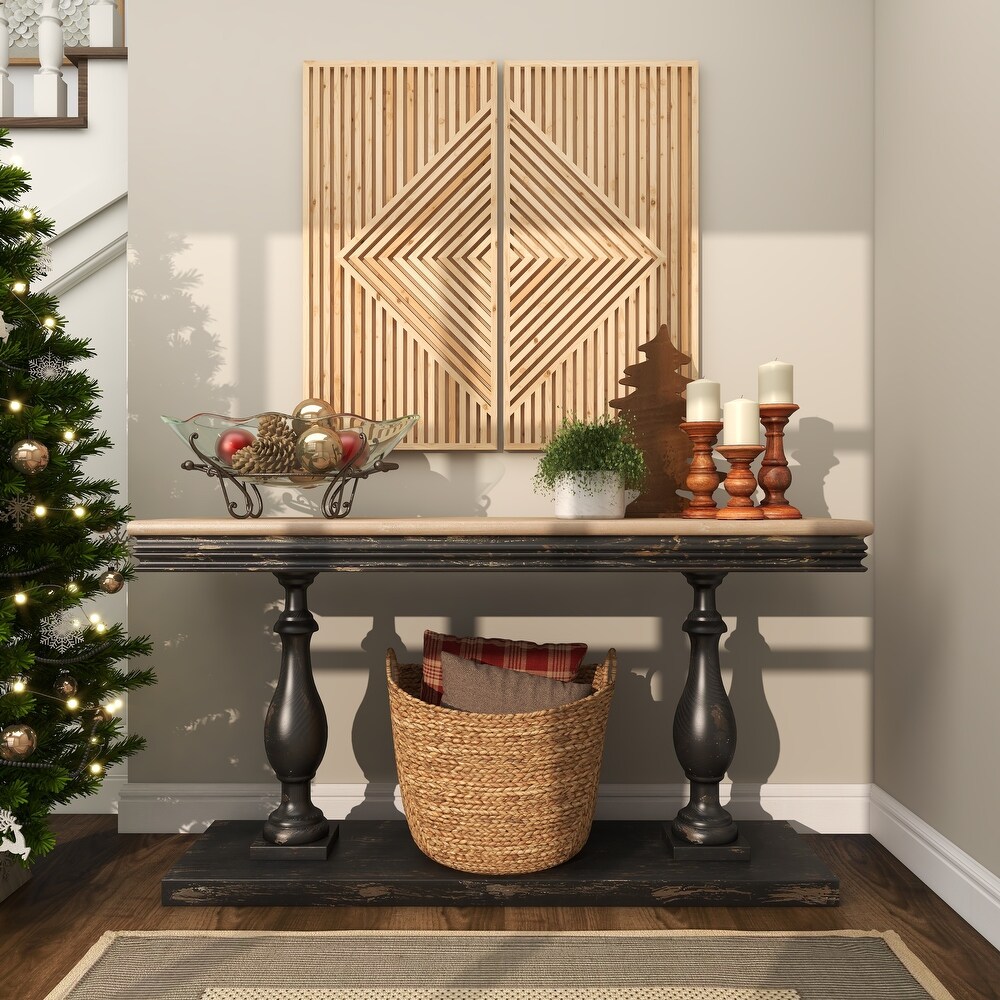 Clear Tempered Glass Kitchen Serving Bowl with Brown Metal Scroll Base