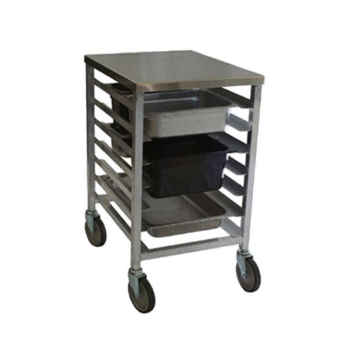 Prairie View WE3020W-6-SP - Steam Pan Rack， Half-Size， 6 Pan Slides W/Casters， Welded