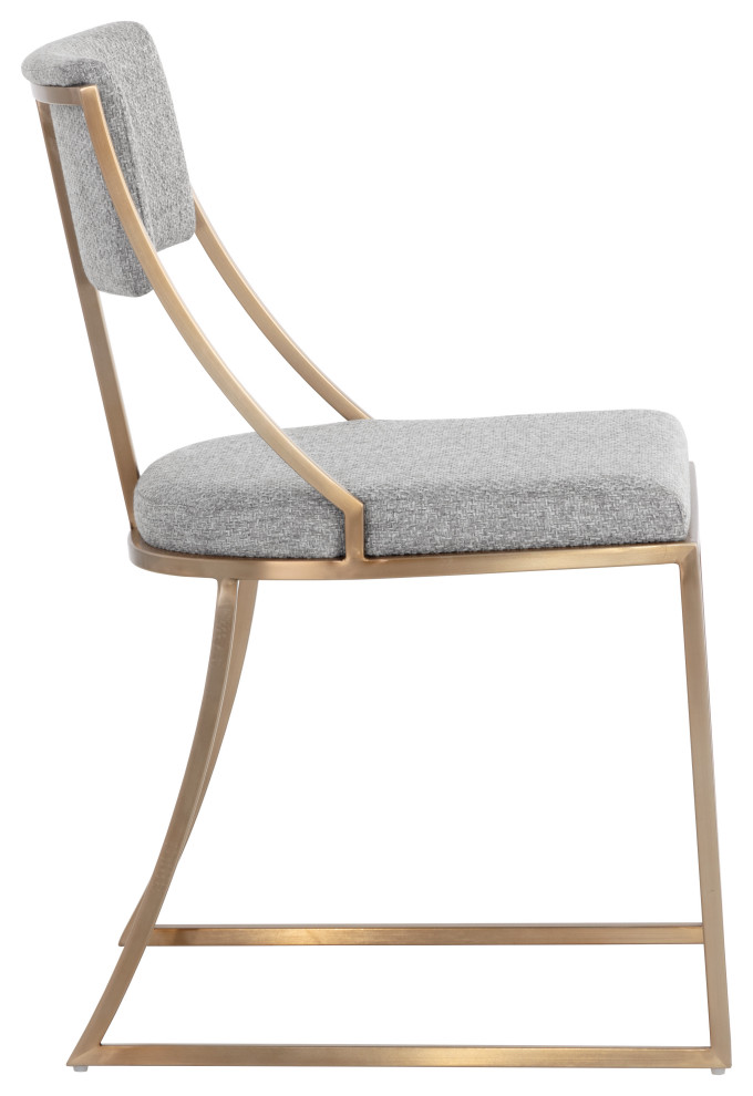 Makena Dining Chair Monument Pebble   Contemporary   Dining Chairs   by Sunpan Modern Home  Houzz