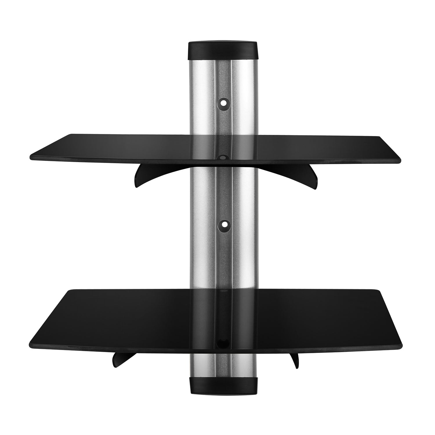 2 Tier Floating Wall Mounted Shelf for DVD Players/Cable Boxes/ TV Accessories