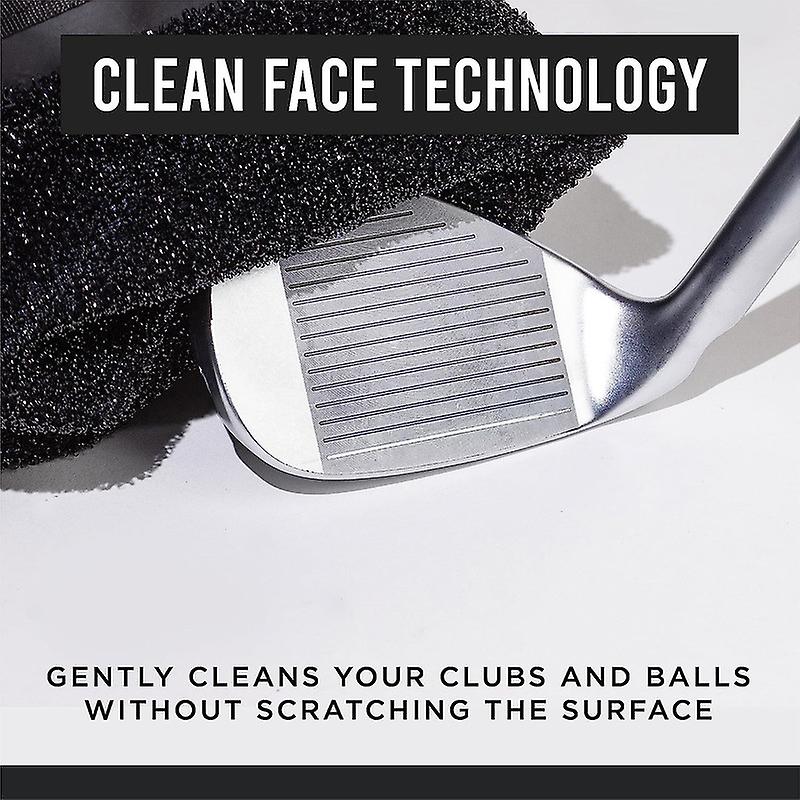 Golf Club And Golf Ball Cleaning Bag， Waterproof Clean Face Technology Liner， Perfectly Dry Neoprene Exterior， Detachable Clip， Machine Washable， Clea