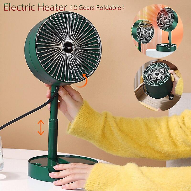 120v Electric Heater Ptc Fast Heating Space Heater Automatic Power Off Winter Warmer Machine Portable Adjustable For Home Office