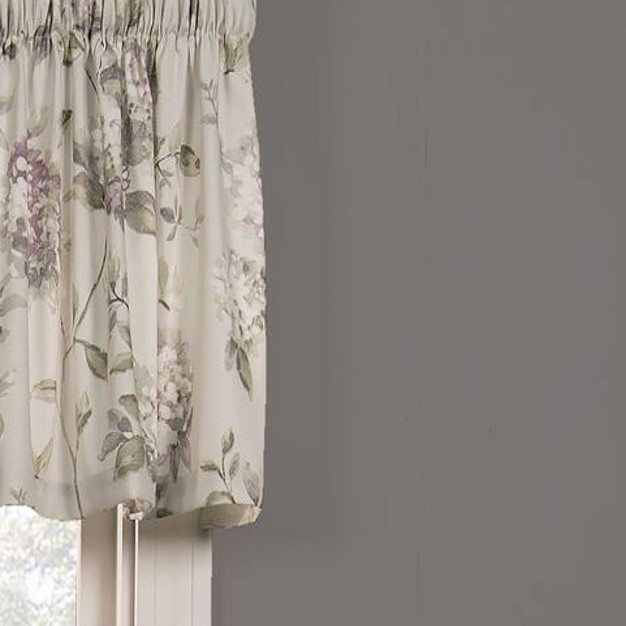 Ellis Curtain Abigail High Quality Water Proof Room Darkening Blackout Tailored Window Valance 80 X 15 Purple