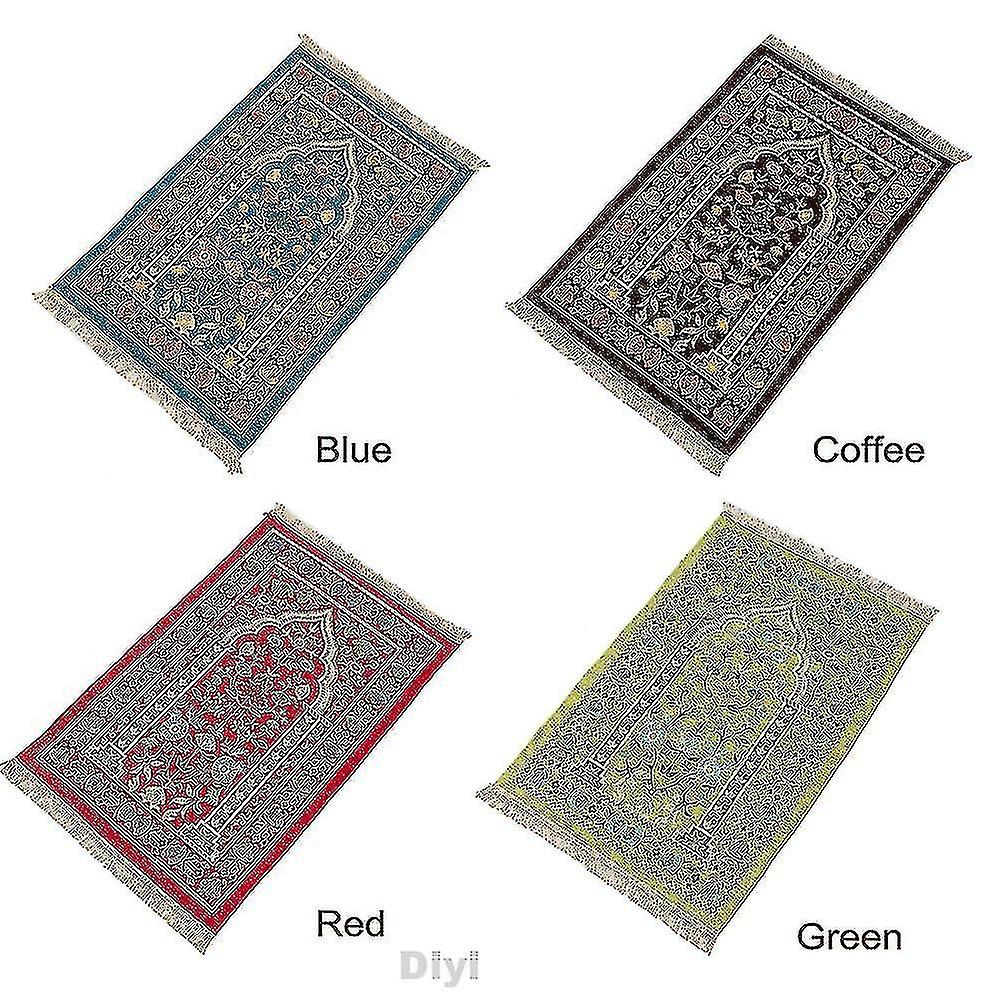 110x70cm Bedroom Classic Embroidery Gifts Ramadan Muslim Prayer Rug