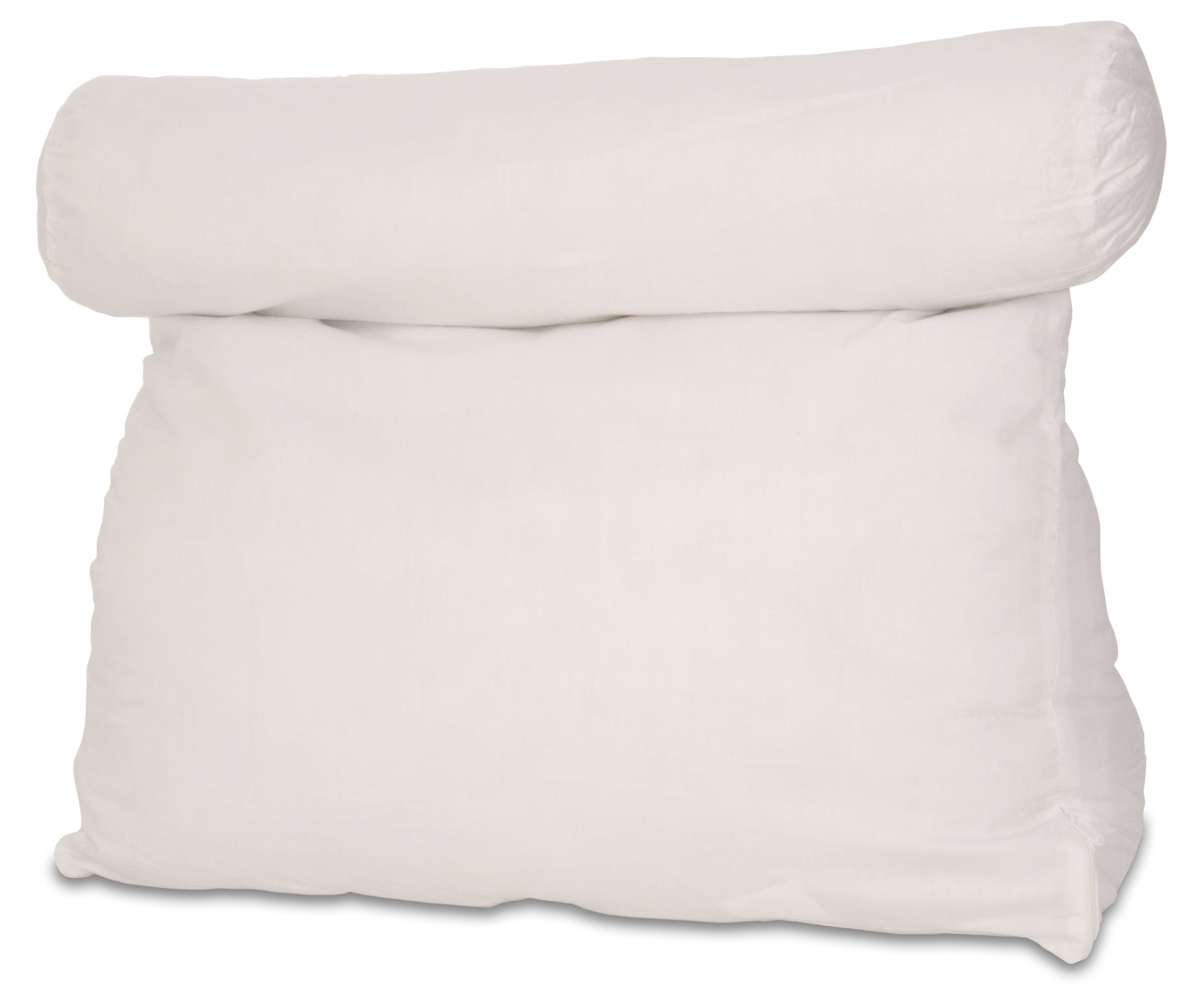 DeluxeComfort Relax In Bed pillow - Best Lounger Support Pillows with Neck Roll for Reading or Bed Rest