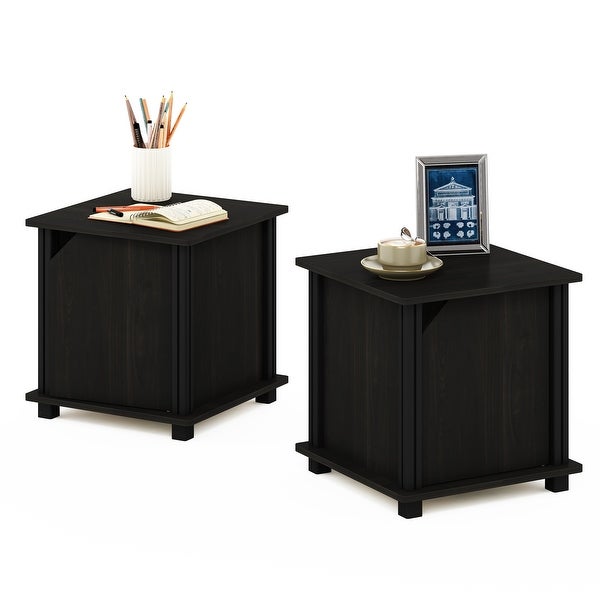 Furinno Brahms End Table with Storage