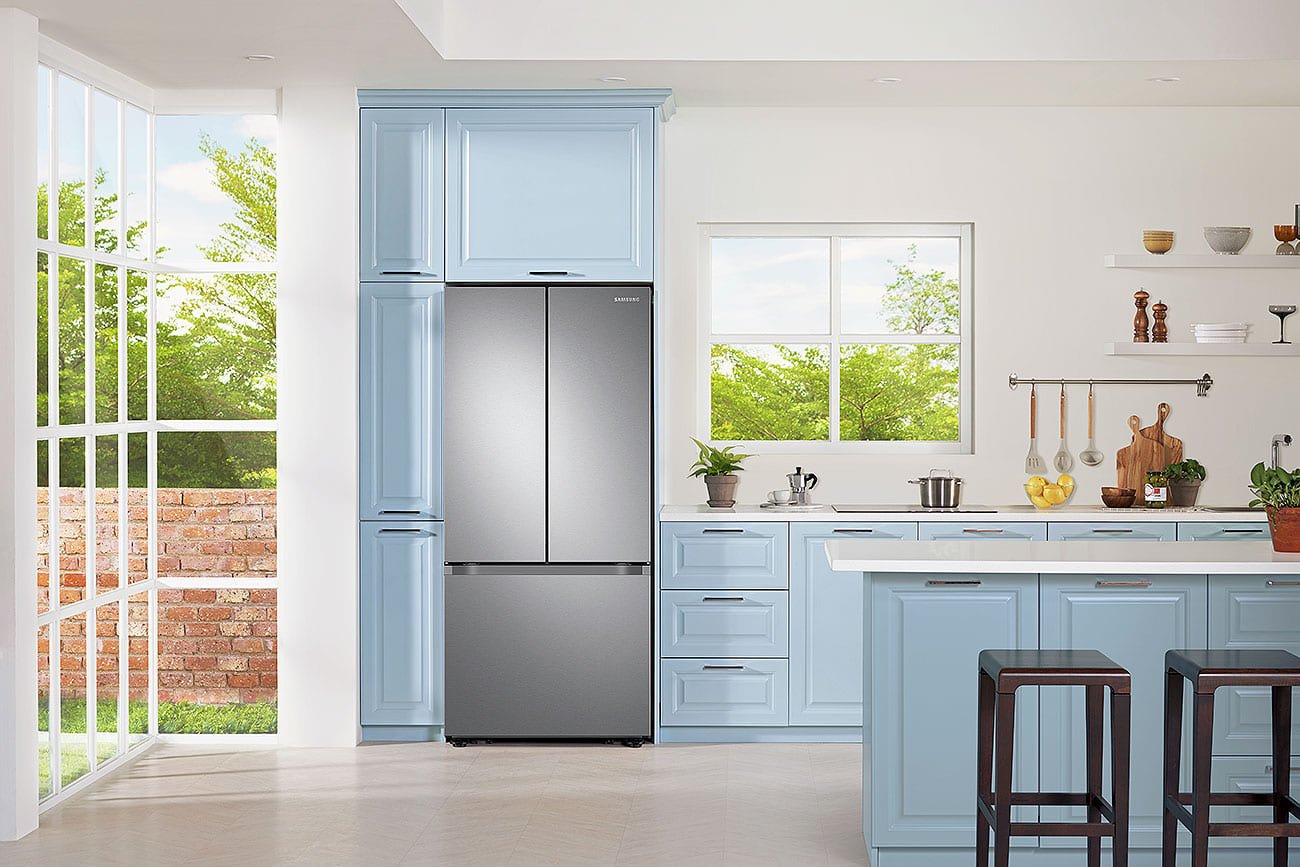  ADA 22 Cu. Ft. Fingerprint Resistant Stainless Steel Smart 3-Door French Door Refrigerator