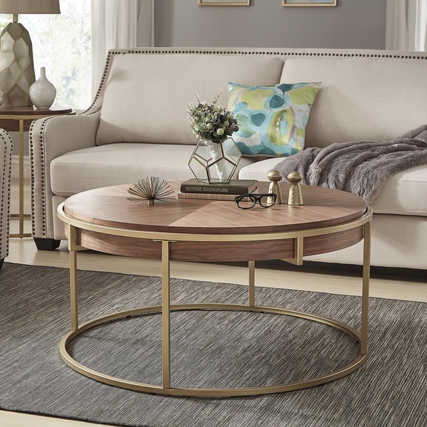 Cooke Round Table with Metal Base from iNSPIRE Q Modern