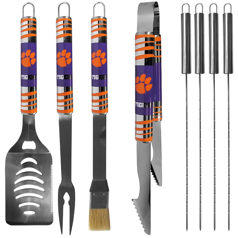 Clemson Tigers Tailgater 8-Piece BBQ Grill Set