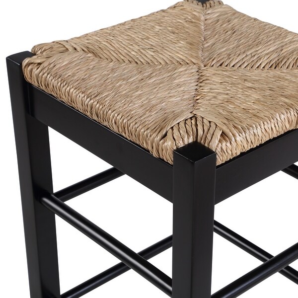 SQ Rush Backless Wood 24-inch Counter Stool