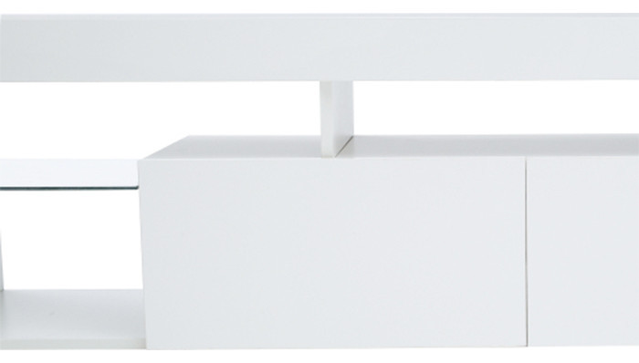160 LED tv stand with mount floating tv stand with white finish   Modern   Entertainment Centers And Tv Stands   by HIGHLIGHT USA LLC  Houzz