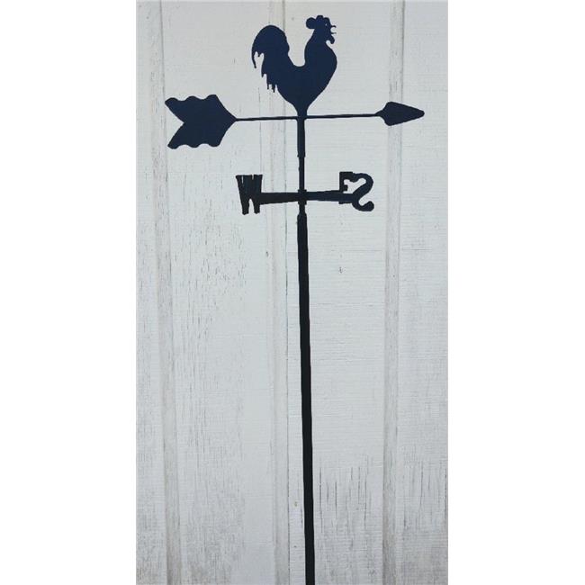 The Lazy Scroll roosterin Rooster Chicken Garden Mount Weathervane