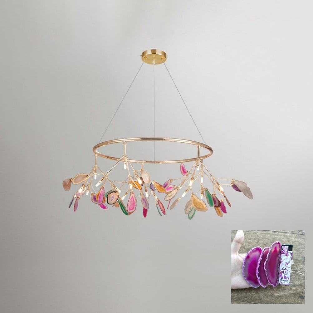 Agate Flake Chandelier