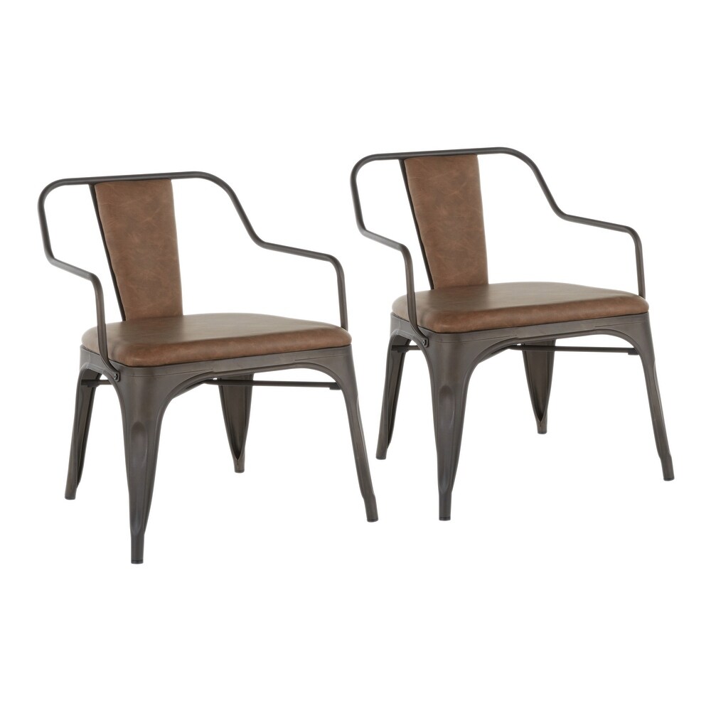 Carbon Loft Samira Industrial Accent/Dining Chairs (Set of 2)