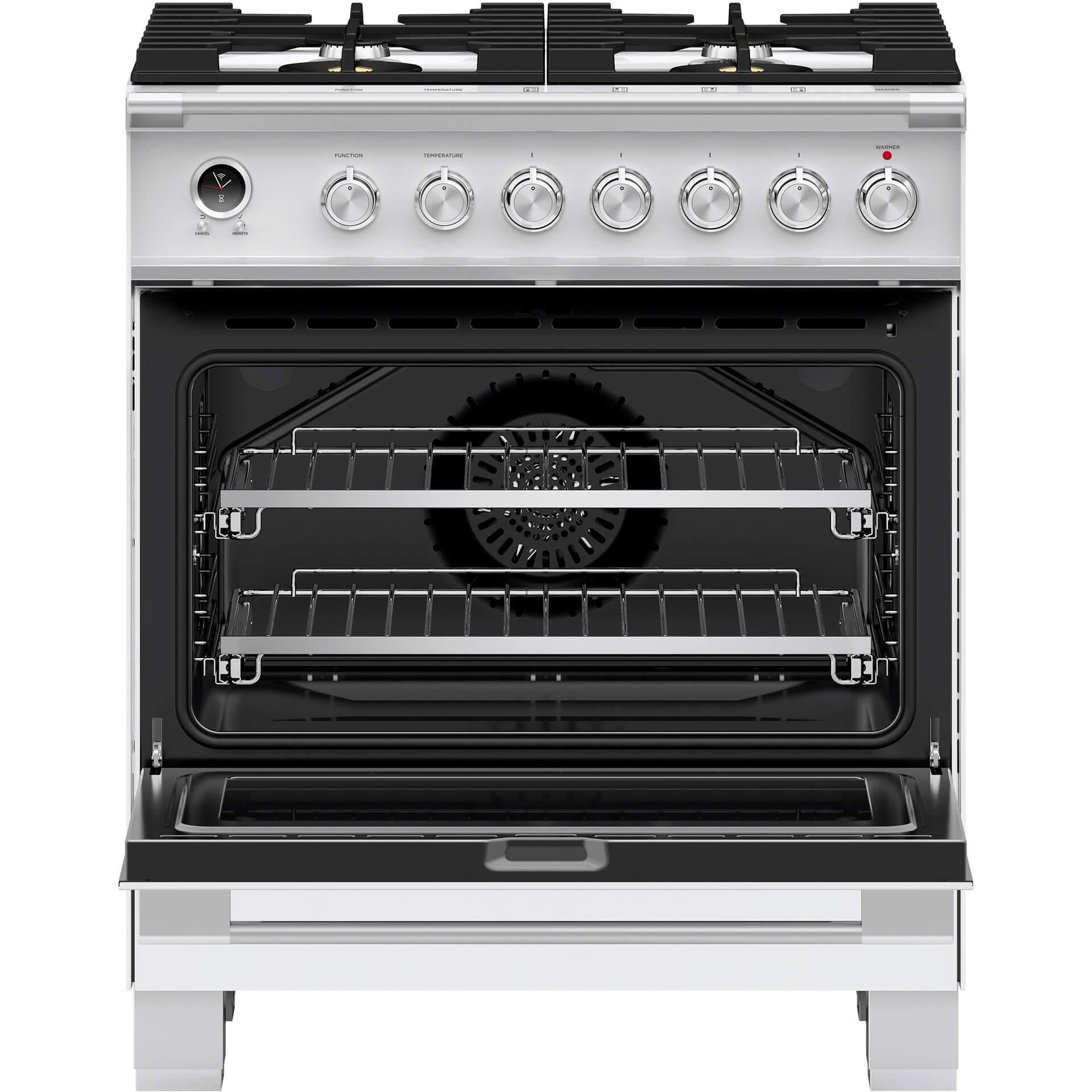 Fisher & Paykel 30-inch Freestanding Dual-Fuel Range with Warming Drawer OR30SCG6W1