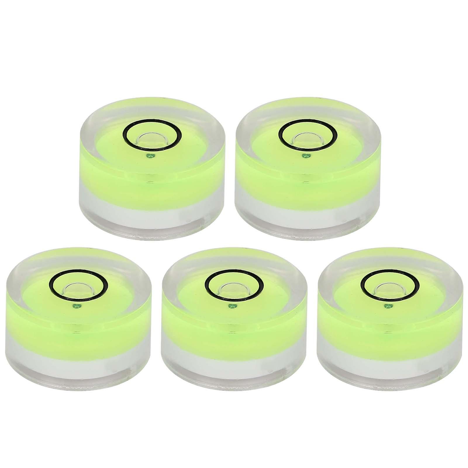 5pcs 15mm Diameter Measuring Tool Mini Round Level Bubble For Balance Scale