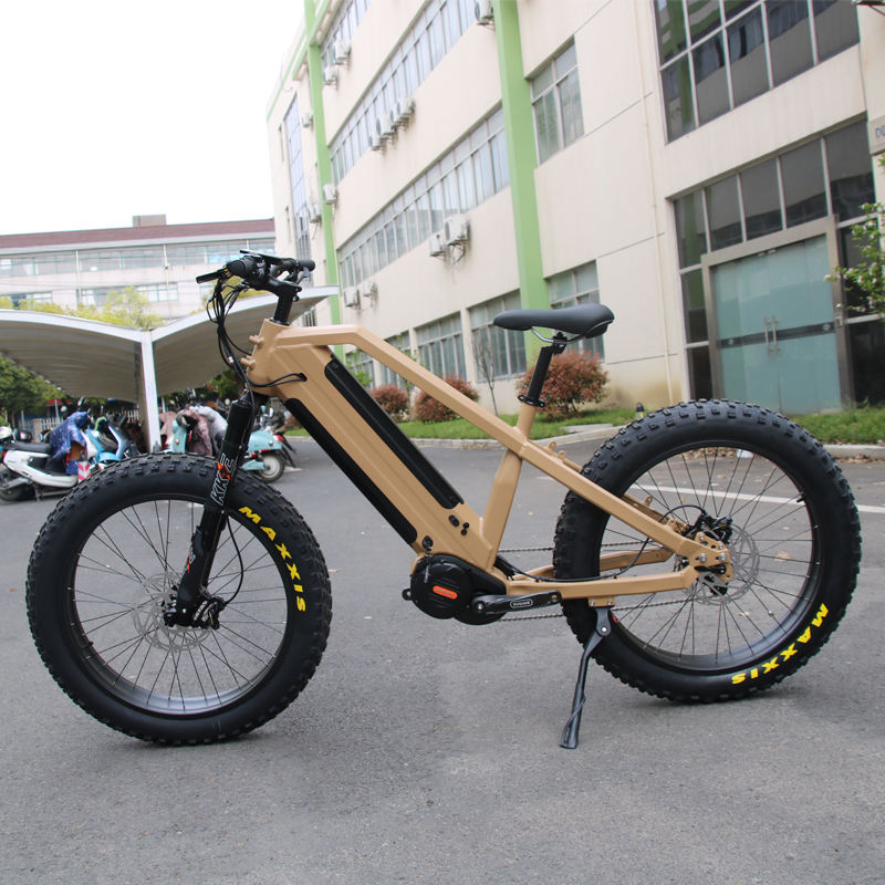 popular Snow Fat electric bike 48V 1000W BAFANG mid Motor  city e bike chain drive fat tire electric bike