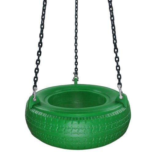 Swing Set Stuff Inc. Plastic Tire Swing with Coated Chain (Pink)