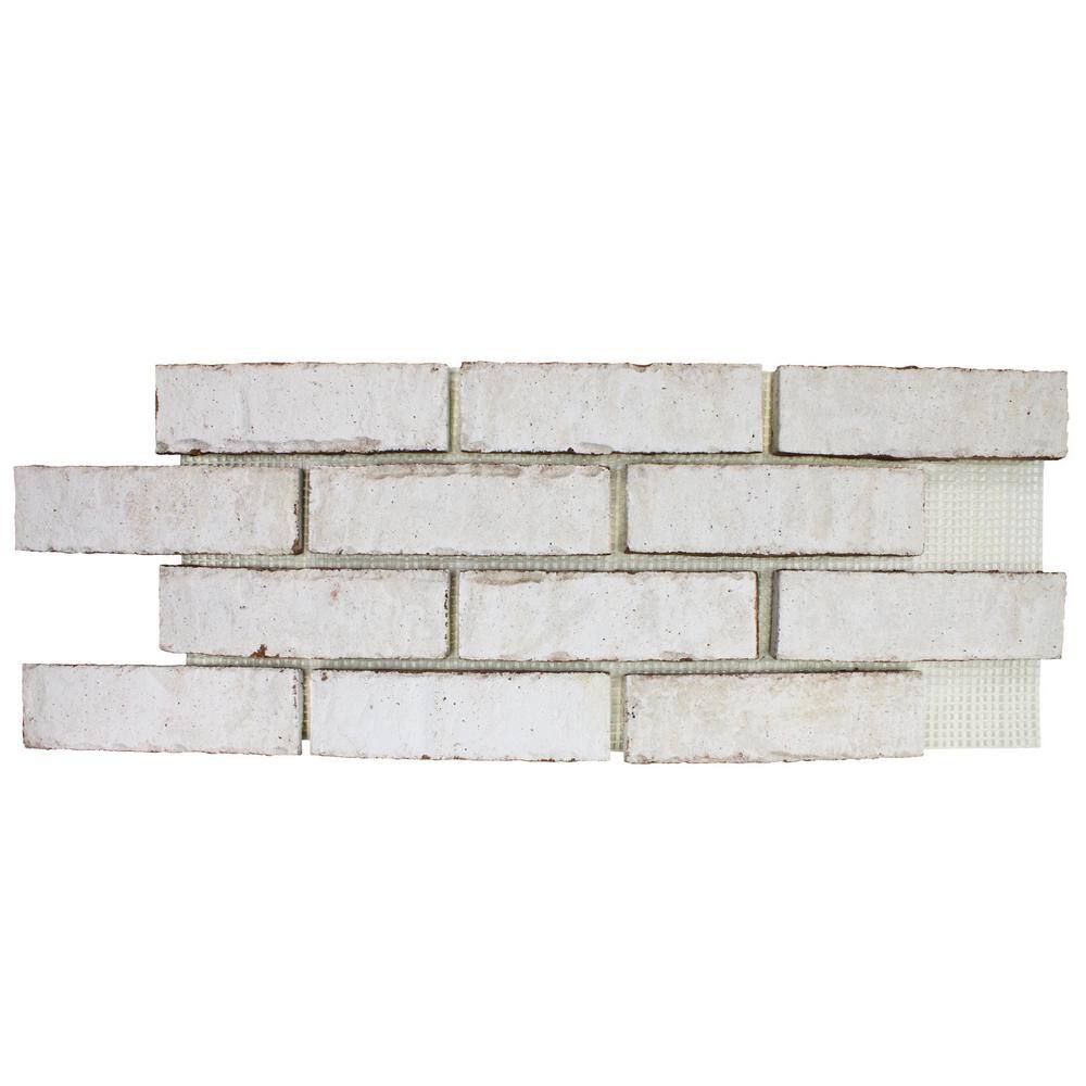 Old Mill Brick 28 in. x 10.5 in. x .625 in. Brickwebb Cascade Thin Brick Sheets (Box of 4-Sheets) BW-370060CS