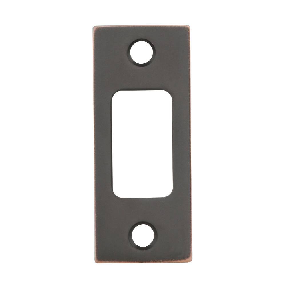 Defiant 2-34 in. Aged Bronze Deadbolt Strike 70122