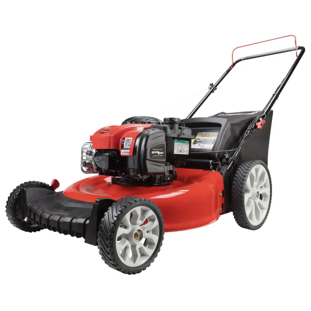 Troy-Bilt 21in. 140cc Briggs and Stratton Gas Push Lawn Mower with Rear bag and Mulching Kit Included