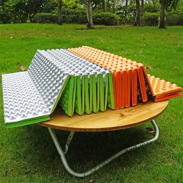 Portable Foam Sleeping Pad  Full Length Accordion Sleeping Mat for Camping   Hiking  Lightweight  Soft Compact Cushion