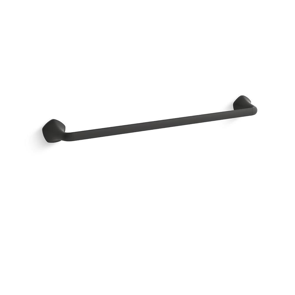 KOHLER Sundae 24 in. Towel Bar in Matte Black R31058-BL