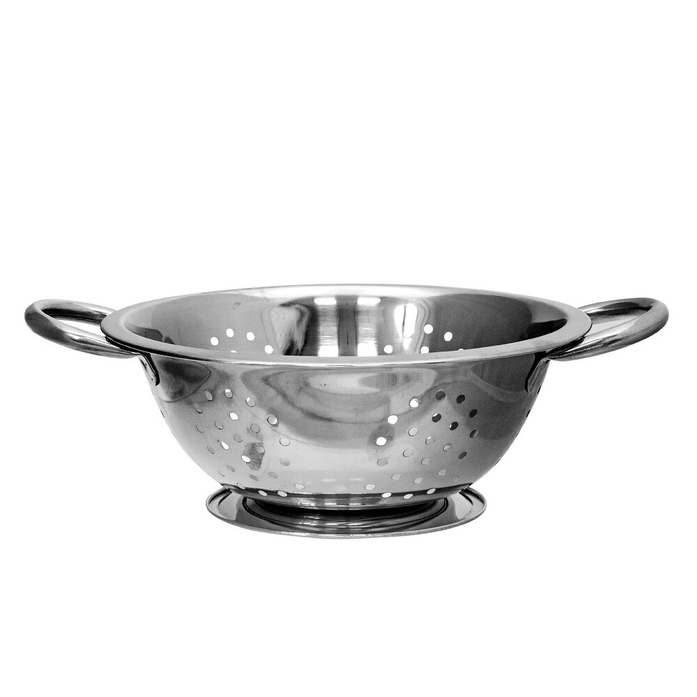 IH Casa Decor Stainless Steel Colander With Handles 8\