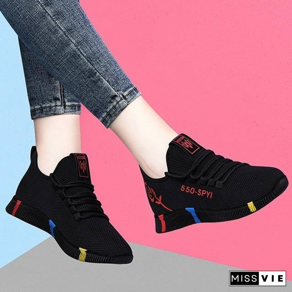 Spring Women Casual Shoes Breathable Mesh Platform Sneakers Women New Fashion Mesh Sneakers Shoes Woman Tenis Feminino