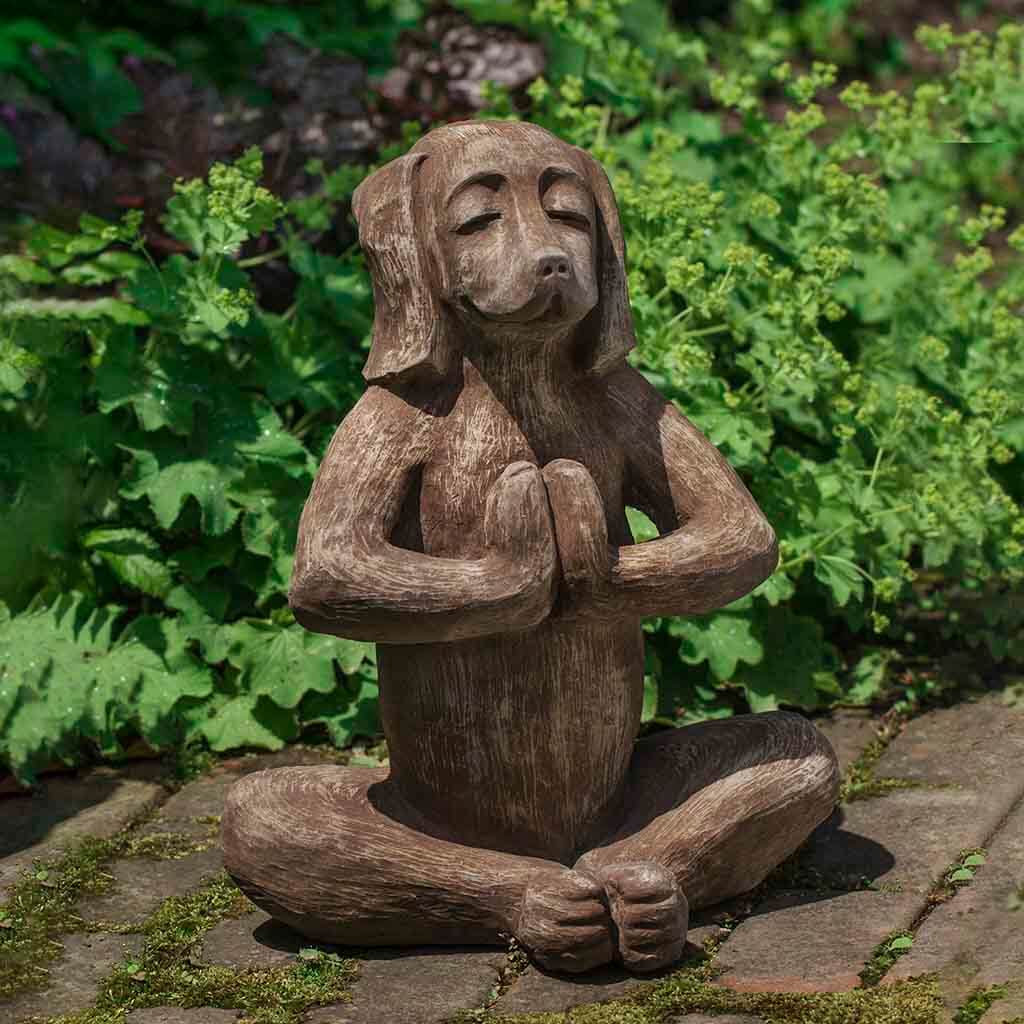 Campania International Yoga Dog Statue