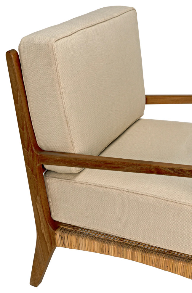 ister Chair  Teak and Rattan   Modern   Armchairs And Accent Chairs   by Sideboards and Things  Houzz